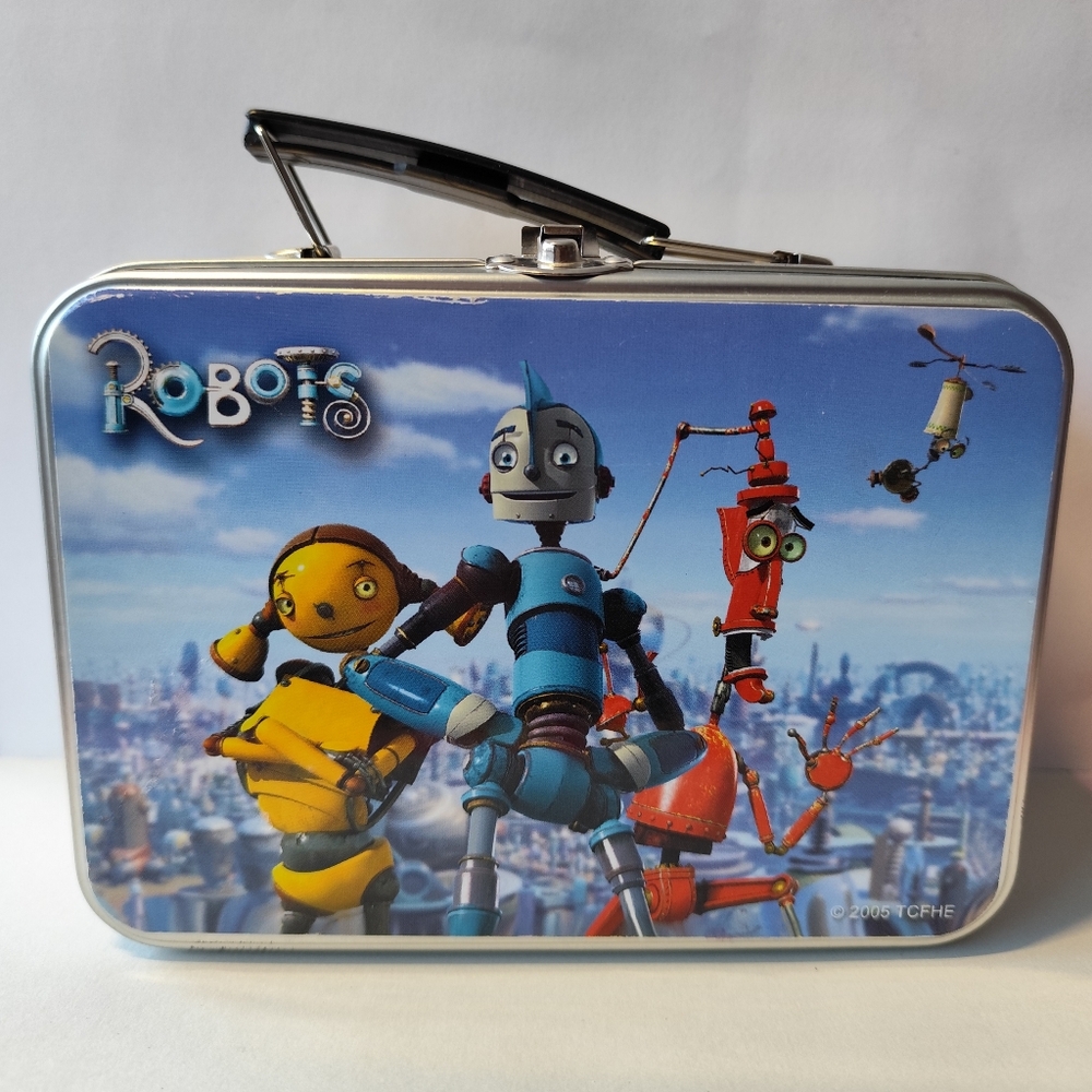 Disney movie ROBOTS 2005 - metal lunch box